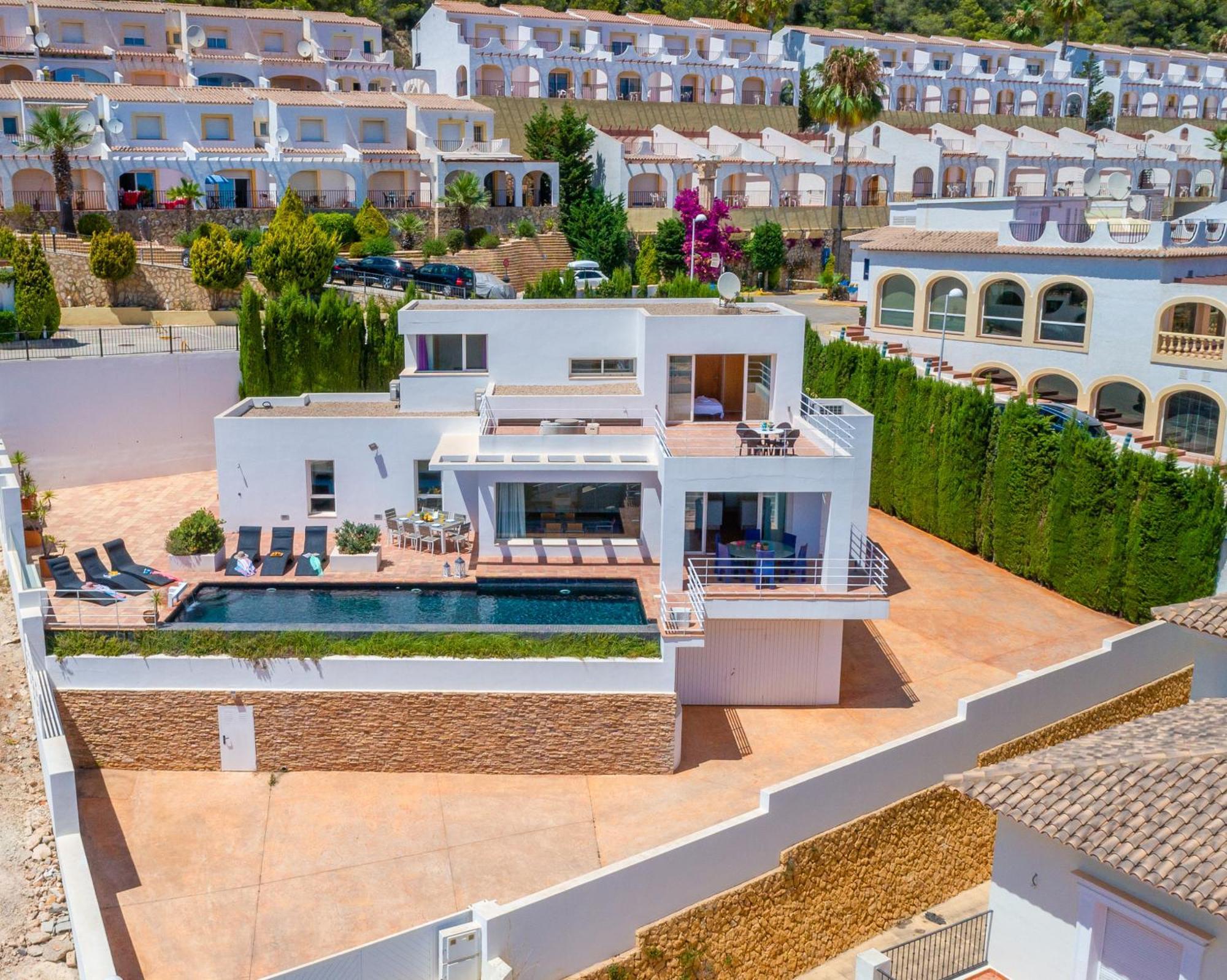Villa Moderna - Plusholidays Calpe Bagian luar foto